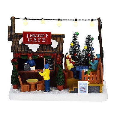 St. Nicholas Square Village Hilltop Cafe Village Accessory Table Decor