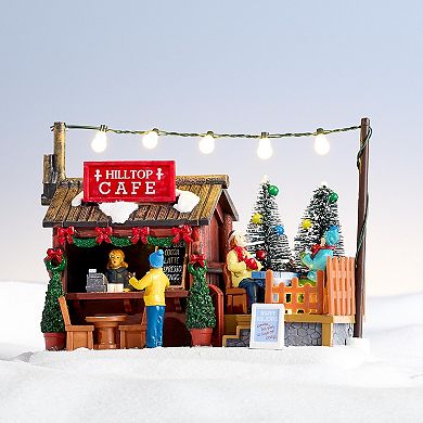 St. Nicholas Square Village Hilltop Cafe Village Accessory Table Decor