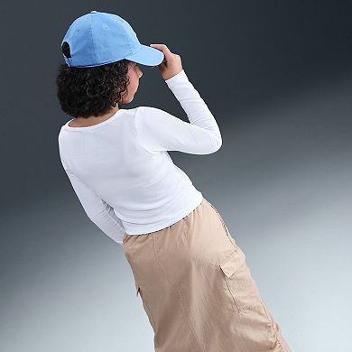 Girls Nike Star Design Long Sleeve Top