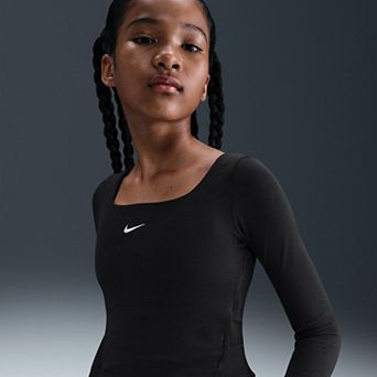 Girls 8-20 Nike Long Sleeve Square Neck Top