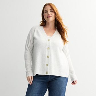 Plus Size Sonoma Goods For Life® Lightweight Longline Cardigan