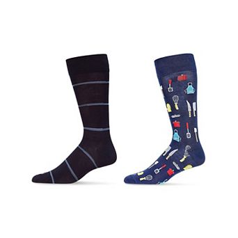 Men's 2 Pair Pack Novelty Profession Crew Socks