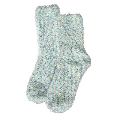 Women's 2 Pair Pack Tipped Cozy Crew Socks