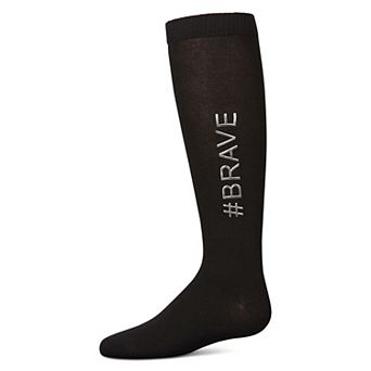 Girls' #BEBRAVE Knee High Socks