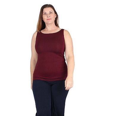 Natural Compact Modal Boat Neck Women's Tank