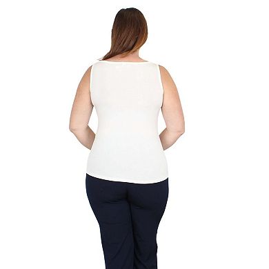 Natural Compact Modal Boat Neck Women's Tank