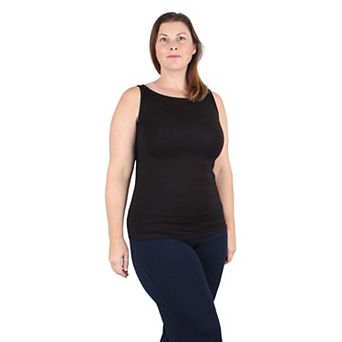 Natural Compact Modal Boat Neck Women's Tank