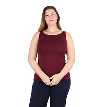 Natural Compact Modal Boat Neck Women's Tank
