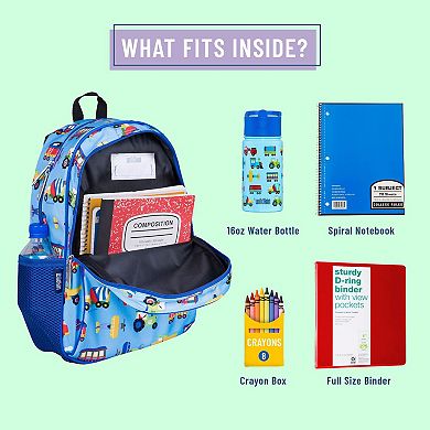 Trains, Planes & Trucks 15 Inch Backpack