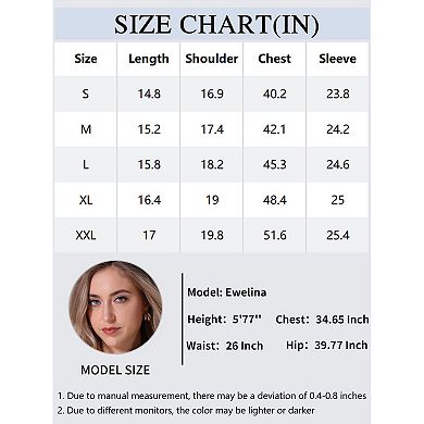 Women's Crop Denim Jacket Long Sleeve Cargo Pockets Washed Jean Jackets