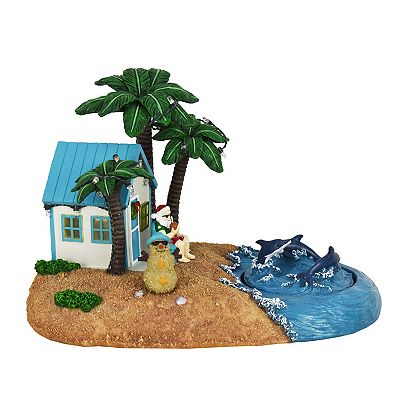 St. Nicholas Square® LED Santa's Beach House Village Accessory
