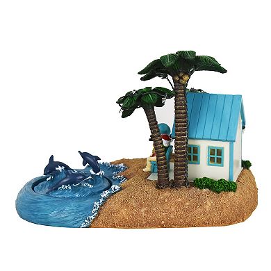 St. Nicholas Square® LED Santa's Beach House Village Accessory Table Decor