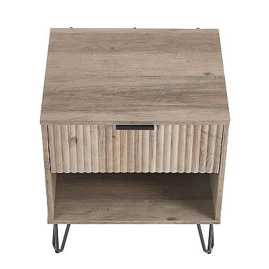 MANHATTAN COMFORT Dumbo Modern 1-Drawer Nightstand