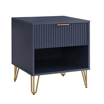MANHATTAN COMFORT Dumbo Modern 1-Drawer Nightstand