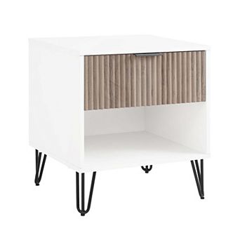 MANHATTAN COMFORT Dumbo Modern 1-Drawer Nightstand