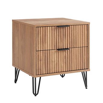 MANHATTAN COMFORT Dumbo Modern 2-Drawer Nightstand