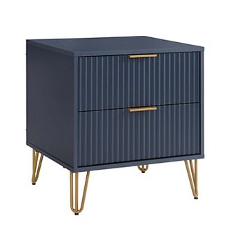 MANHATTAN COMFORT Dumbo Modern 2-Drawer Nightstand