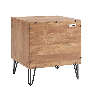 MANHATTAN COMFORT Dumbo Modern 2-Drawer Nightstand 2-piece Set