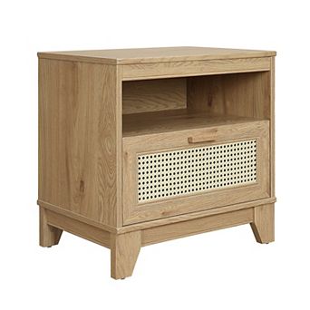 MANHATTAN COMFORT Sheridan Modern Cane Nightstand