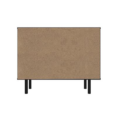 MANHATTAN COMFORT Liam Mid-Century Modern 4-Shelf Sideboard