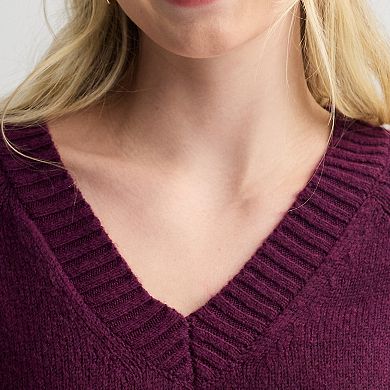 Women's Sonoma Goods For Life® V-Neck Pullover Sweater