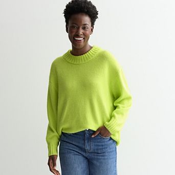 Women's Sonoma Goods For Life® Cozy Crew Neck Pullover Sweater