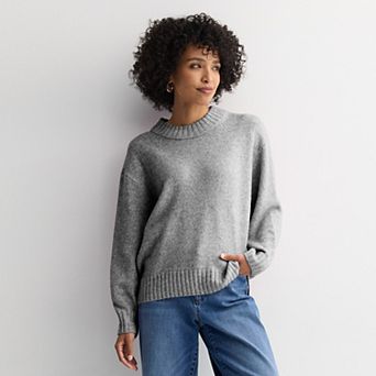 Women's Sonoma Goods For Life® Cozy Crew Neck Pullover Sweater