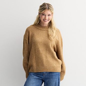 Women's Sonoma Goods For Life® Cozy Crew Neck Pullover Sweater