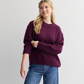 Women's Sonoma Goods For Life® Cozy Crew Neck Pullover