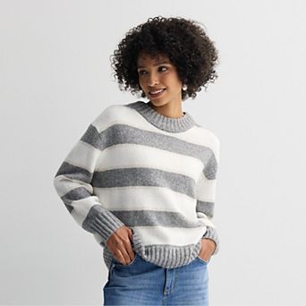 Women's Sonoma Goods For Life® Cozy Crew Neck Pullover Sweater