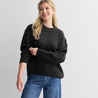 Women's Sonoma Goods For Life® Cozy Crew Neck Pullover Sweater