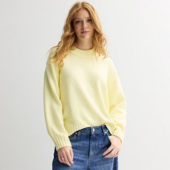 Women's Sonoma Goods For Life® Cozy Crew Neck Pullover Sweater