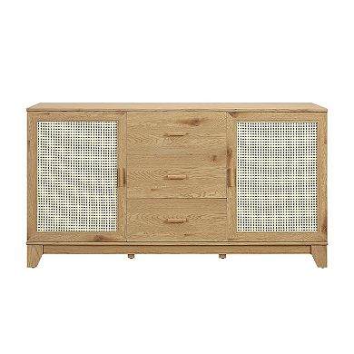 MANHATTAN COMFORT Sheridan Modern Cane Sideboard