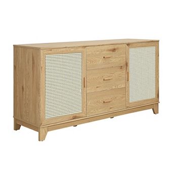 MANHATTAN COMFORT Sheridan Modern Cane Sideboard