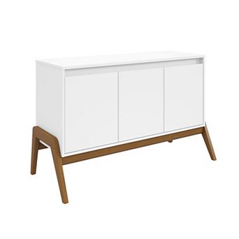 MANHATTAN COMFORT Gales 63.32" Mid-Century Modern 4-Shelf Sideboard
