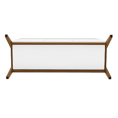 MANHATTAN COMFORT Gales 63.32" Mid-Century Modern 4-Shelf Sideboard