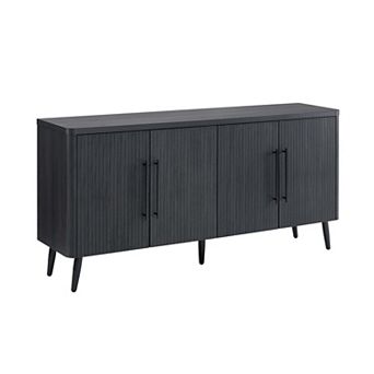 MANHATTAN COMFORT Jodie Mid-Century Modern 8-Shelf Sideboard