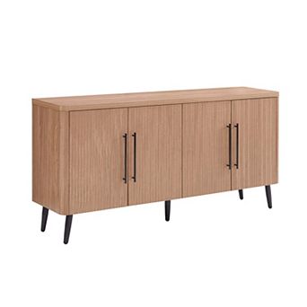 MANHATTAN COMFORT Jodie Mid-Century Modern 8-Shelf Sideboard