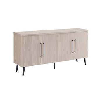 MANHATTAN COMFORT Jodie Mid-Century Modern 8-Shelf Sideboard