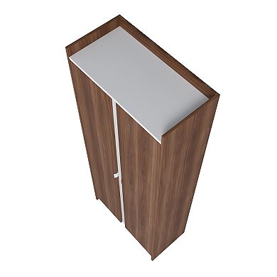 MANHATTAN COMFORT Ratzer Mid-Century Modern 11-Shelf Storage Cabinet