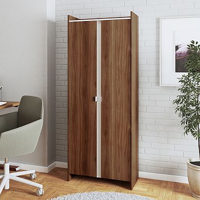 MANHATTAN COMFORT Ratzer Mid-Century Modern 11-Shelf Storage Cabinet