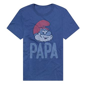 Men's Smurfs Papa Smurf "Papa" Graphic Tee