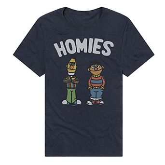 Men's Sesame Street Bert & Ernie "Homies" Graphic Tee