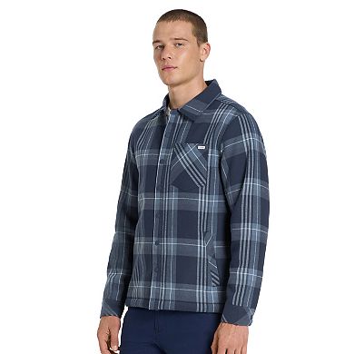 Men's Hurley Yarn-Dyed Flannel Bonded Sherpa Jacket