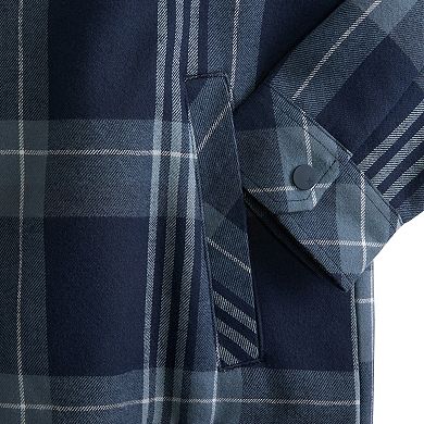 Men's Hurley Yarn-Dyed Flannel Bonded Sherpa Jacket