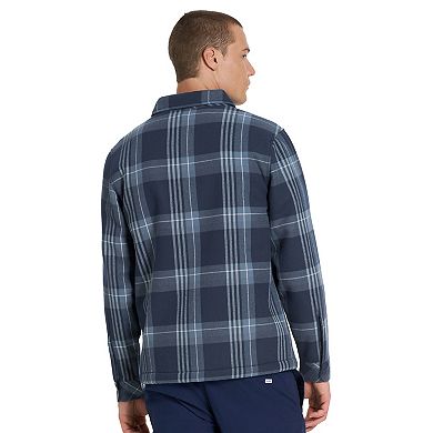 Men's Hurley Yarn-Dyed Flannel Bonded Sherpa Jacket