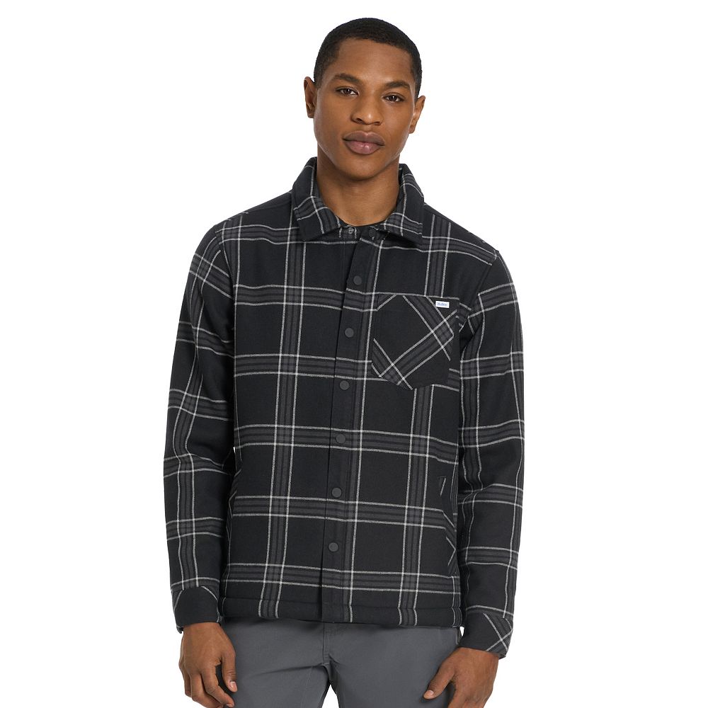 Men's Hurley Yarn-Dyed Flannel Bonded Sherpa Jacket