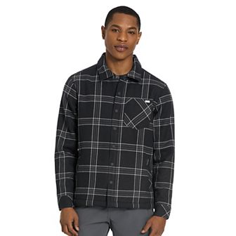 Men's Hurley Yarn-Dyed Flannel Bonded Sherpa Jacket