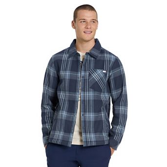 Men's Hurley Yarn-Dyed Flannel Bonded Sherpa Jacket