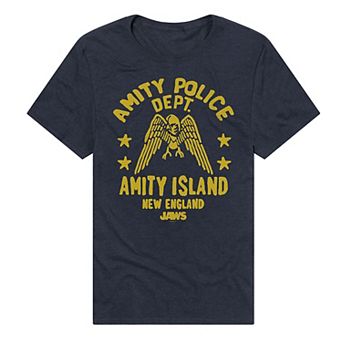 Men's Jaws Amity Island Police Department Graphic Tee